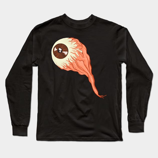 Eyeball Eye Anatomy Long Sleeve T-Shirt by Foxxy Merch